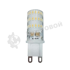 Лампа светодиодная JazzWay PLED-G9 5Вт капсульная 2700К теплый белый G9 320 лм 220-230В