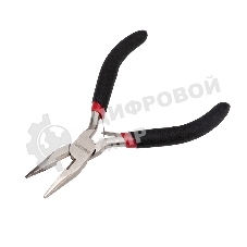 Тонкогубцы Rexant мини 120 мм никелированные, авторазжим, обливные рукоятки