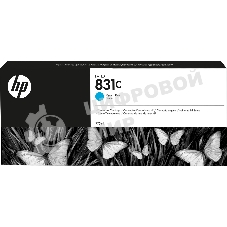 Картридж струйный HP 831C 775ml Cyan Latex Ink Cartridge