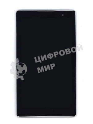 Модуль (матрица + тачскрин) для Asus ZenPad C 7.0 Z170C черный с серебристой рамкой