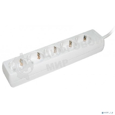 Удлинитель 5х3 м с заземл. 16А IP20 У04 2P+PE IEK WYP10-16-05-03-Z-N