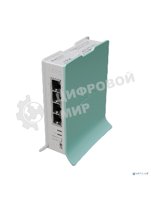 Роутер беспроводной MikroTik hAP ax lite (L41G-2AXD) AX600 10/100/1000BASE-TX голубой