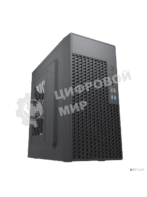 Компьютерный корпус с блоком питания Foxline 450Вт./Case Forza mATX, 450W, 2xUSB 2.0+2xUSB 3.0, Black, w/o FAN, 8 см fan PSU, power cord