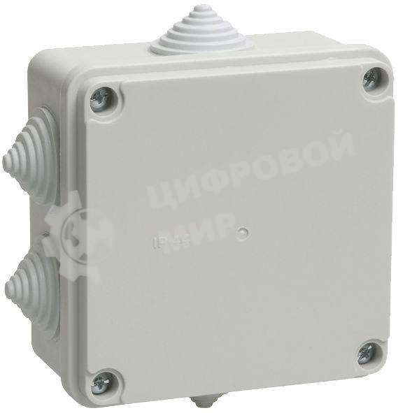 Коробка распаячная ОП 100х100х50 IP55 KM41234 IEK UKO11-100-100-050-K41-55