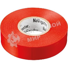 Изолента ПВХ Navigator 15 мм (рул.20м) красн. NIT-B15-20/R