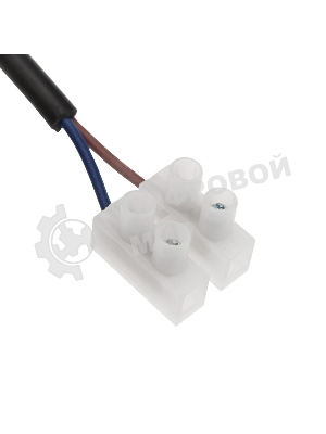 Патрон подвесной с клеммной колодкой E27 черный, с этикеткой, индивидуальный пакет Rexant