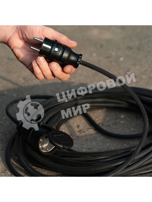 Удлинитель-шнур Rexant КГ 3х1.5, 20 м, морозостойкий, с/з, 16 А, 3500 Вт, IP44 (Сделано в России)