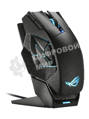 Мышь беспроводная/проводная ASUS ROG Spatha X черный, 19000 dpi, радиоканал, USB, кнопки - 12