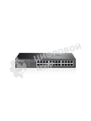 Коммутатор TP-Link SMB TL-SG1024DE 24-Port Gigabit Easy Smart Switch, 24 10/100/100Mbps RJ45 ports, MTU/Port/Tag-based VLAN, QoS, IGMP Snooping