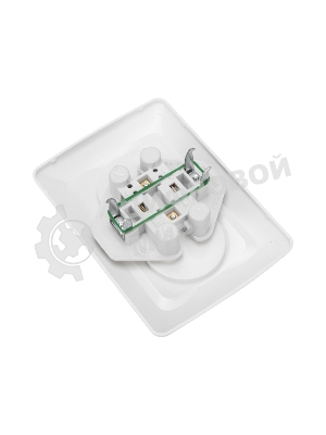 Розетка Kranz 2-ая DEA б/з с/у 10А белый (1/10/120)