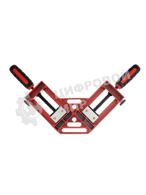 Быстрозажимная угловая струбцина Matrix 65/65 мм, обрезиненные рукоятки