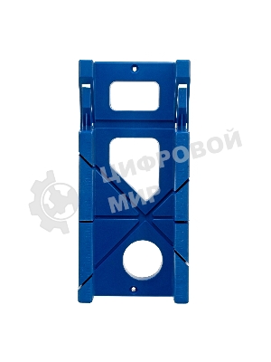 Стусло Сибртех пластиковое синее,4 угла для запила+пила 350мм