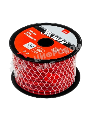 Леска для триммера MTX квадрат 3,0 мм х 120 м, на катушке