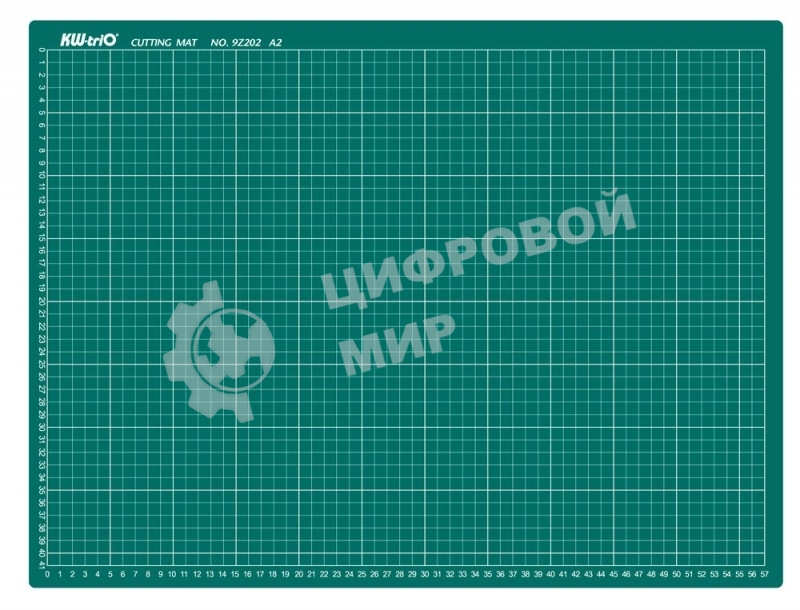Подкладка для резки Kw-Trio 9Z202 A2 600x450 мм, зеленый