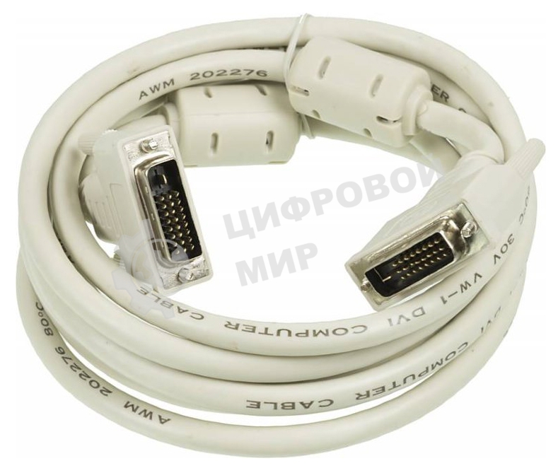 Кабель Ningbo DVI-D/DVI-D 3m Dual Link