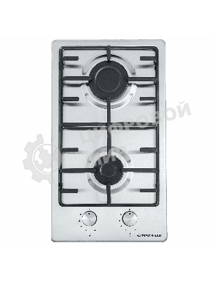 Газовая варочная панель Maunfeld EGHS.32.3ES, 2 конфорки, нержавеющая сталь, серебристый