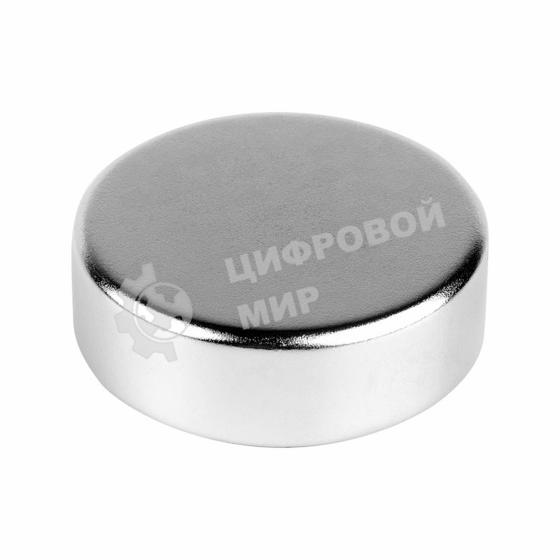 Неодимовый магнит диск Rexant 30х10мм сцепление 21 Кг