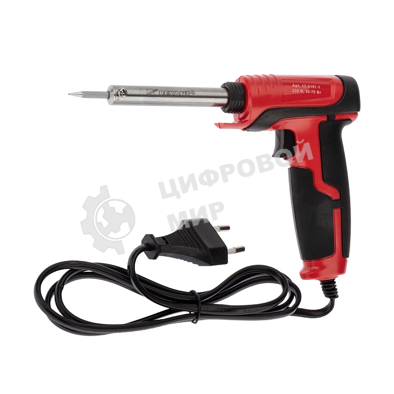 Паяльник импульсный Rexant с керам. нагревателем 220В 30-70Вт (ZD-722B)