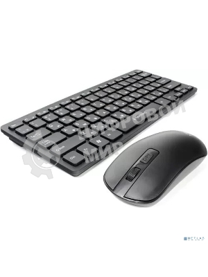 Комплект клавиатура+мышь Gembird KBS-9100 беспроводной, USB, 1600 DPI, чёрный