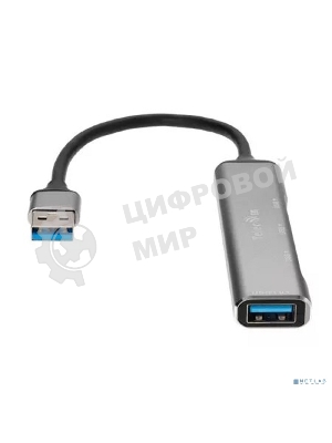 Переходник USB 3.0 -->USB3.0+3 USB2.0, Aluminum Shell, 0.2м Telecom TA308U
