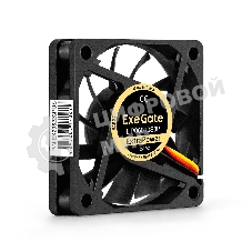 Вентилятор для корпуса ExeGate ExtraPower EP06010S3P черный, 60 мм, 3000 об/мин, 24 дБ, 3 pin