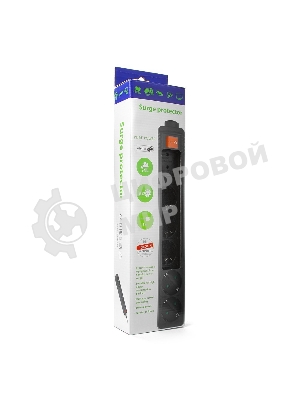 Сетевой фильтр Energenie Сетевой фильтр SPG5-C-10 3m. 16А. черный