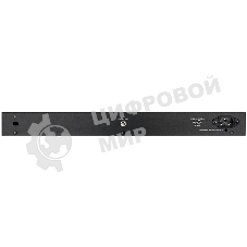 Коммутатор D-Link DGS-1250-52XMP/A1A, L2 Smart Switch with 48 10/100/1000Base-T ports and 4 10Gbase-X SFP+ ports (48 PoE ports 802.3af/802.3at (30 W), PoE Budget 370W).16K Mac address, 802.3x Flow Control, 4K