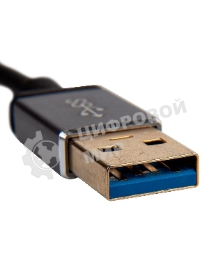 Кабель-переходник USB 3.0 (Am) --> LAN RJ-45 Ethernet 1000 Mbps, Aluminum Shell, VCOM DU312M