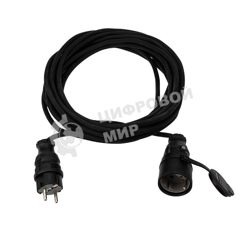 Удлинитель-шнур Rexant КГ 3х1.5 10 м, морозостойкий, с/з, 16 А, 3500 Вт, IP44 (Сделано в России)