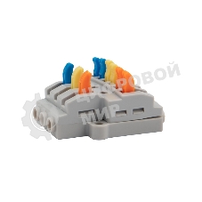 Клемма соединительная Rexant многоразовая быстрозажимная разветвительная, с монтажной площадкой (3х2) (50 шт./уп.)