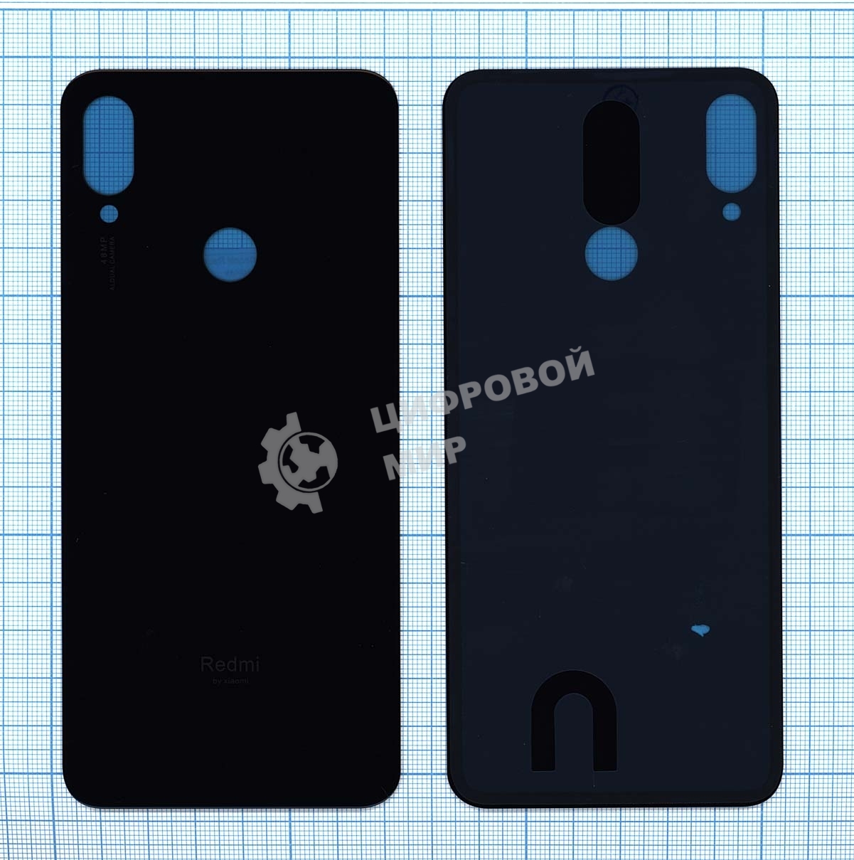Задняя крышка для Xiaomi Redmi Note 7 Pro черный