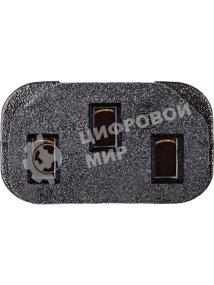 Кабель компьютер-розетка 220V EURO VDE 3G*1.0мм2 медь TELECOM TE021-CU 1,8м