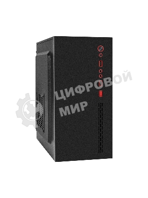 Компьютерный корпус Minitower ExeGate BAA-403 (mATX, без БП, 2*USB, HD Audio, черный)