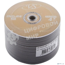 Диск DVD+RW VS 4.7 Gb, 4x, Bulk (50), (50/600).