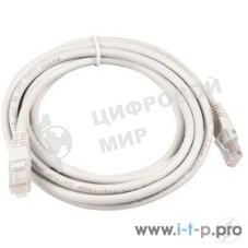 Патч-корд UTP cat.5e, 0.5м ExeGate серый