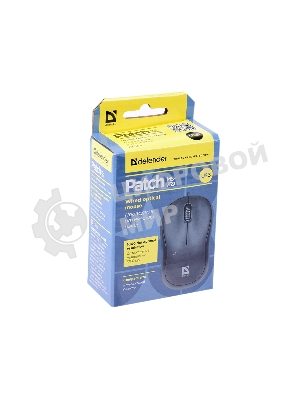Мышь проводная Defender Patch MS-759 черный, 1000 dpi, USB, кнопки - 3