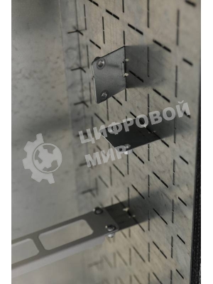 Шкаф настенный ЦМО ШТВ-Н-6.6.3-4ААА 6U 600x330 мм пер. дв. стал. лист несъемные бок. пан. 57 кг серый