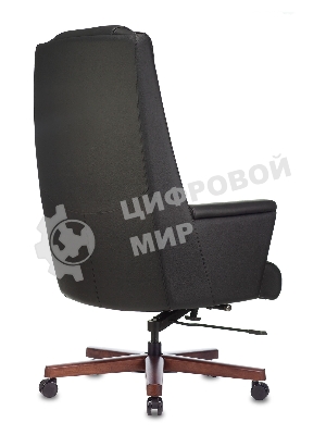 Кресло Бюрократ DUKE черный, кожа