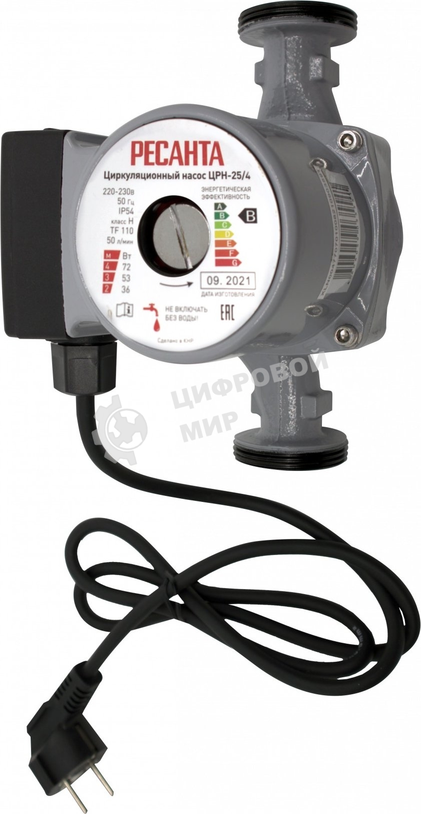 Насос садовый циркуляционный Ресанта ЦРН-25/4 72Вт 3000л/час (77/7/1)