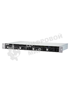 Полка расширения сетевого хранилища без дисков channel QNAP DAS TR-004U 4-Bay 2.5/3.5 SATA Type-C USB 3.1 Gen 1 (5 Gb/s) Direct Attached Storage with Hardware RAID. W/o rail kit RAIL-B02