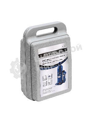 Домкрат гидравлический бутылочный Stels 4 т, h подъема 188–363 мм, в пласт. кейсе