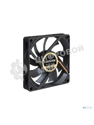 Вентилятор для корпуса ExeGate ExtraPower EP08015S3P черный, 80 мм, 2500 об/мин, 25.5 дБ, 3 pin