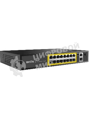 Коммутатор Netis 16PORT 10/100M 16POE+2XGE+SFP P116GH