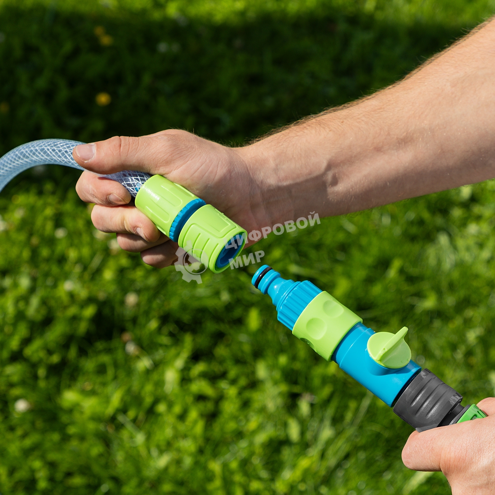 Шланг поливочный Palisad прозрачный армированный 3-х слойный, 1/2