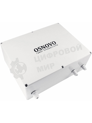 Уличный медиаконвертер OSNOVO GE с PoE, 1 х10/100/1000Base-T с PoE (до 30W), 1хSFP (1000Base-X)