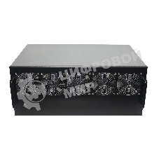 Корпус для майнинга ExeGate EX270772RUS Pro 13-430 (без БП, 2хUSB, 5хfan 120мм, места под: 13 видеокарт, 2 БП)