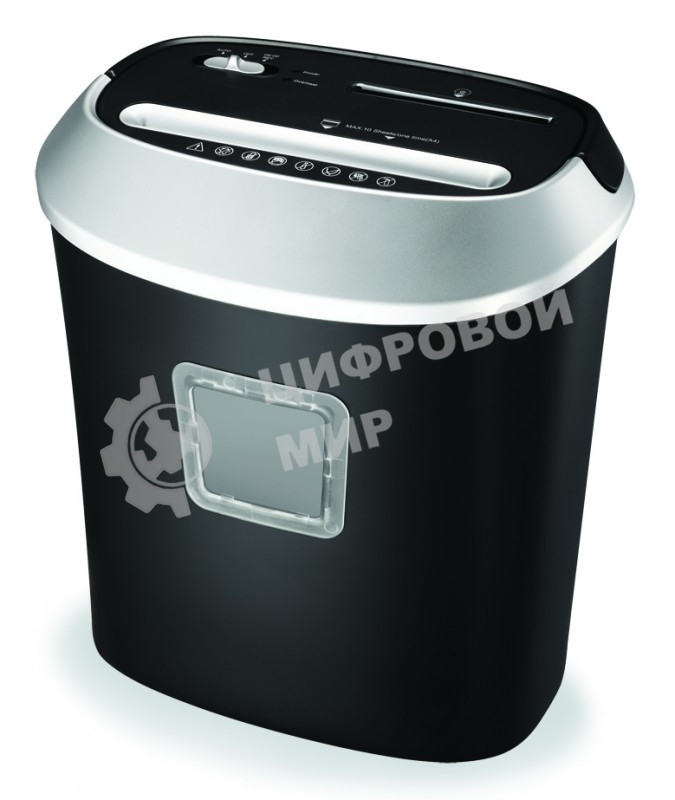 Шредер Office Kit S50 4x35 (секр.P-4)/фрагменты/10лист./21лтр./скобы/пл.карты/CD