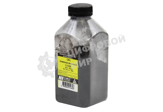 Тонер OKI Универсальный С3100 (Hi-Black) Bk, 160 г, банка
