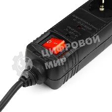 Сетевой фильтр Energenie Сетевой фильтр SPG5-C-15 4.5m 16А. черный. 