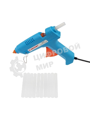 Клеевые стержни Rexant, Ø11 мм, 100 мм, прозрачные - светящиеся, 12 шт., блистер